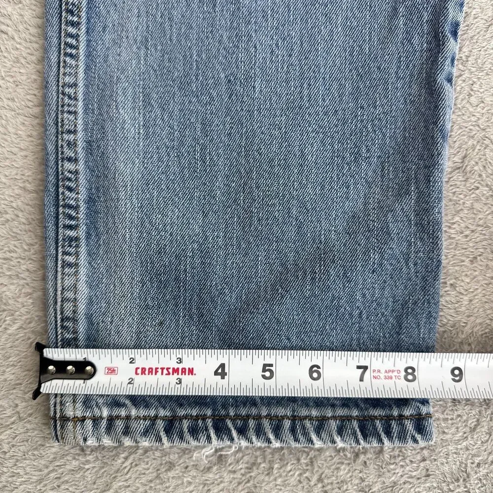 Levi's 550 Jeans Men 32X34 Blue Denim Cotton Relaxed Fit Medium Wash Tapered Leg